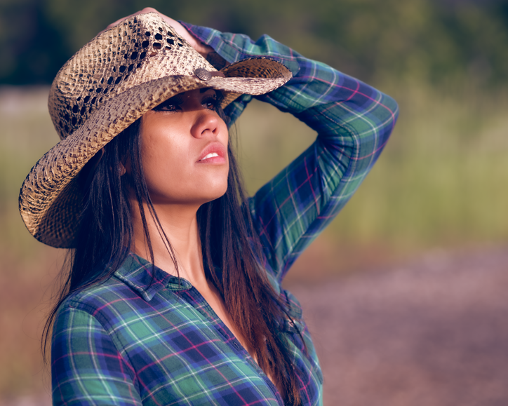 Golden hour beauty portrait. 