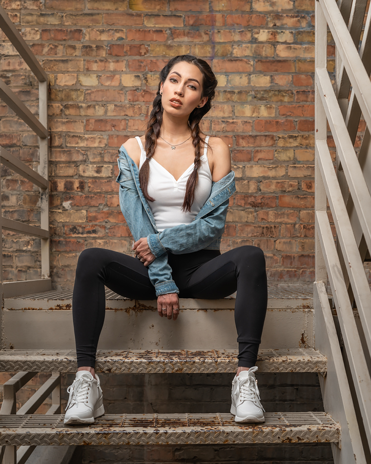 Cindy uptown photoshoot.